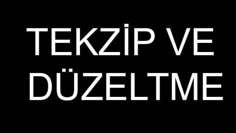 Cevap ve Düzeltme